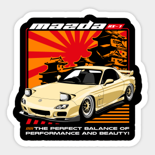 RX7 JDM Car Sticker